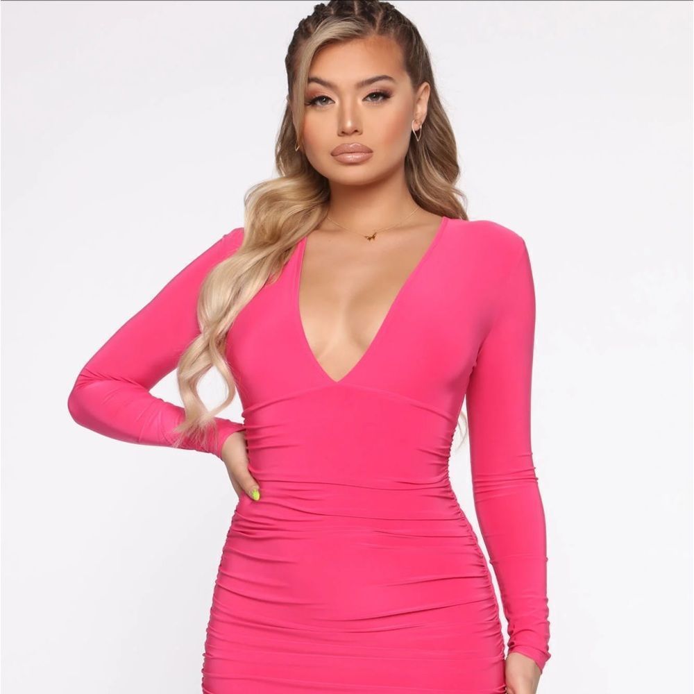 NWT Fashion Nova Turn It Up Midi Dress